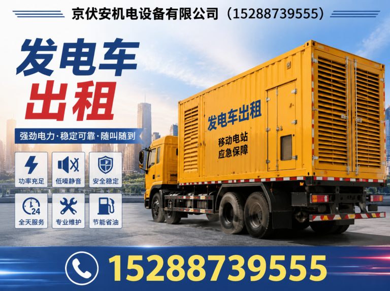 北海发电车出租展示图