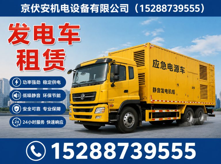北海静音发电车租赁展示图